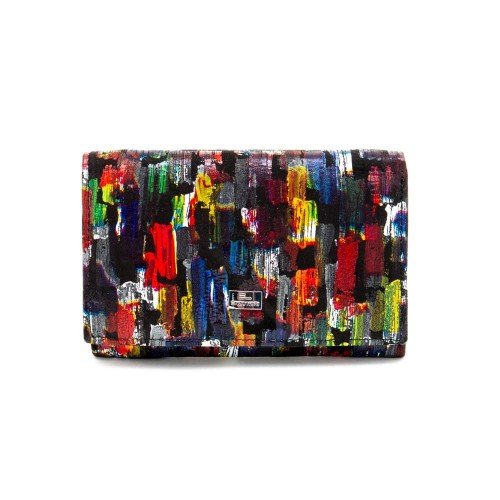 Дамско портмоне ENZO NORI модел CANDY естествена кожа тъмна палитра